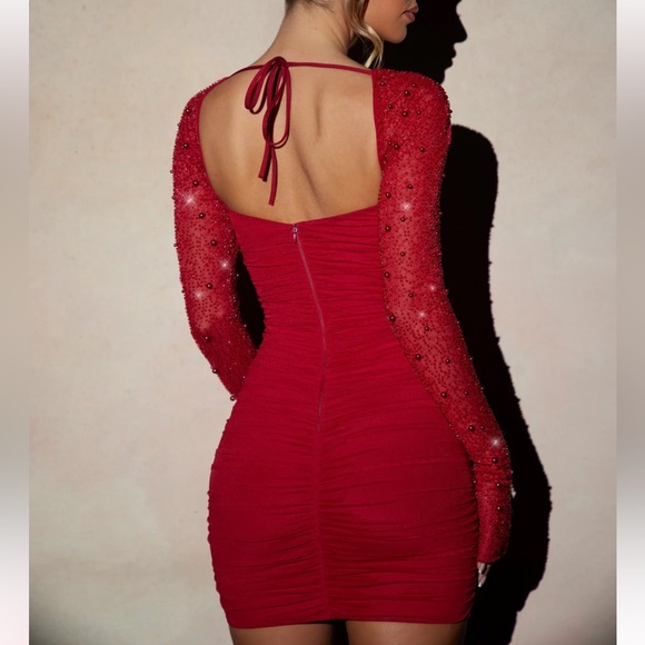 Red oh Polly dress - Picture 3 of 6